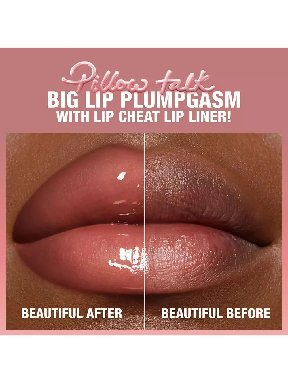 New Charlotte Tilbury Pillow Talk Big Lip Plumpgasm in Fair-Medium